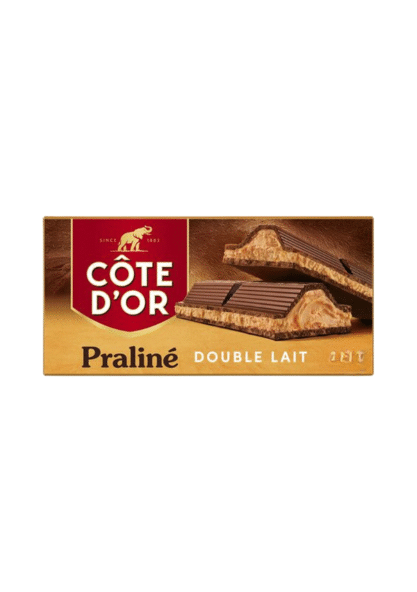 COTE D'OR Tabl. Praliné double lait 200g