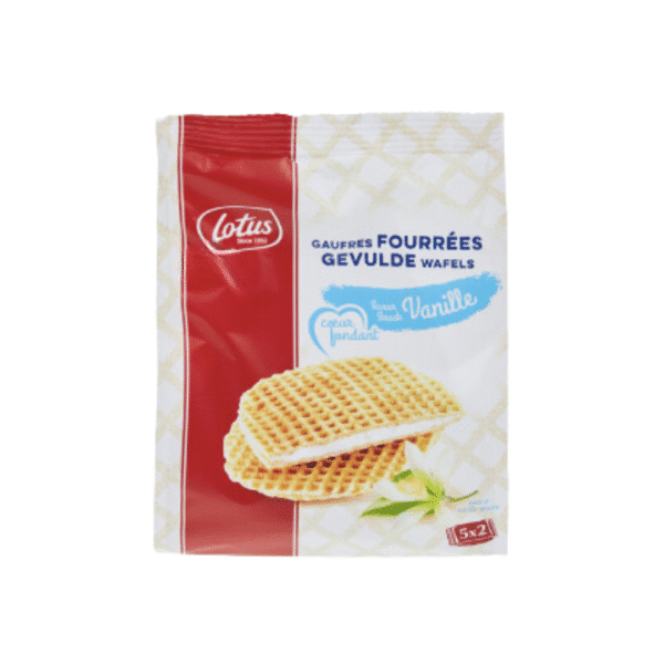 LOTUS Gaufres fourrées vanille 10x31g