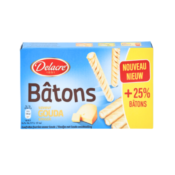 DELACRE Bâtons saveur gouda 75g