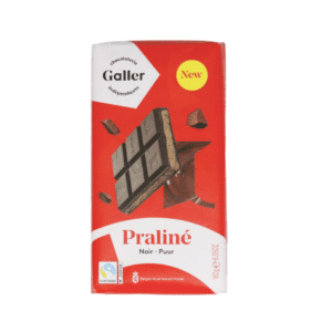 GALLER Tablette Choc. noir praliné 180g