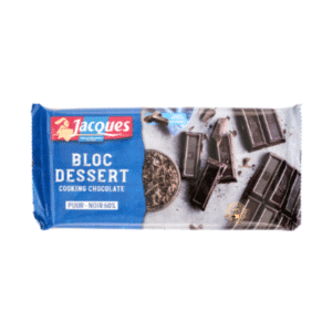 JACQUES Bloc dessert pur choc. noir 500g