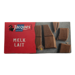 JACQUES Tablette Choc. lait 180g