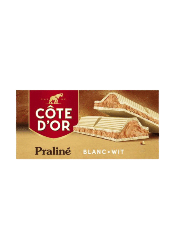 CÔTE D’OR Choc. Blanc Praliné 200g