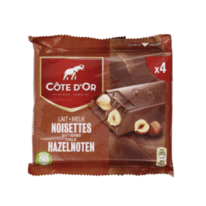 COTE D'OR Lait Noisettes Entière 4X45g