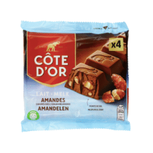 COTE D'OR Amandes Caramélisées au Lait 4X45g