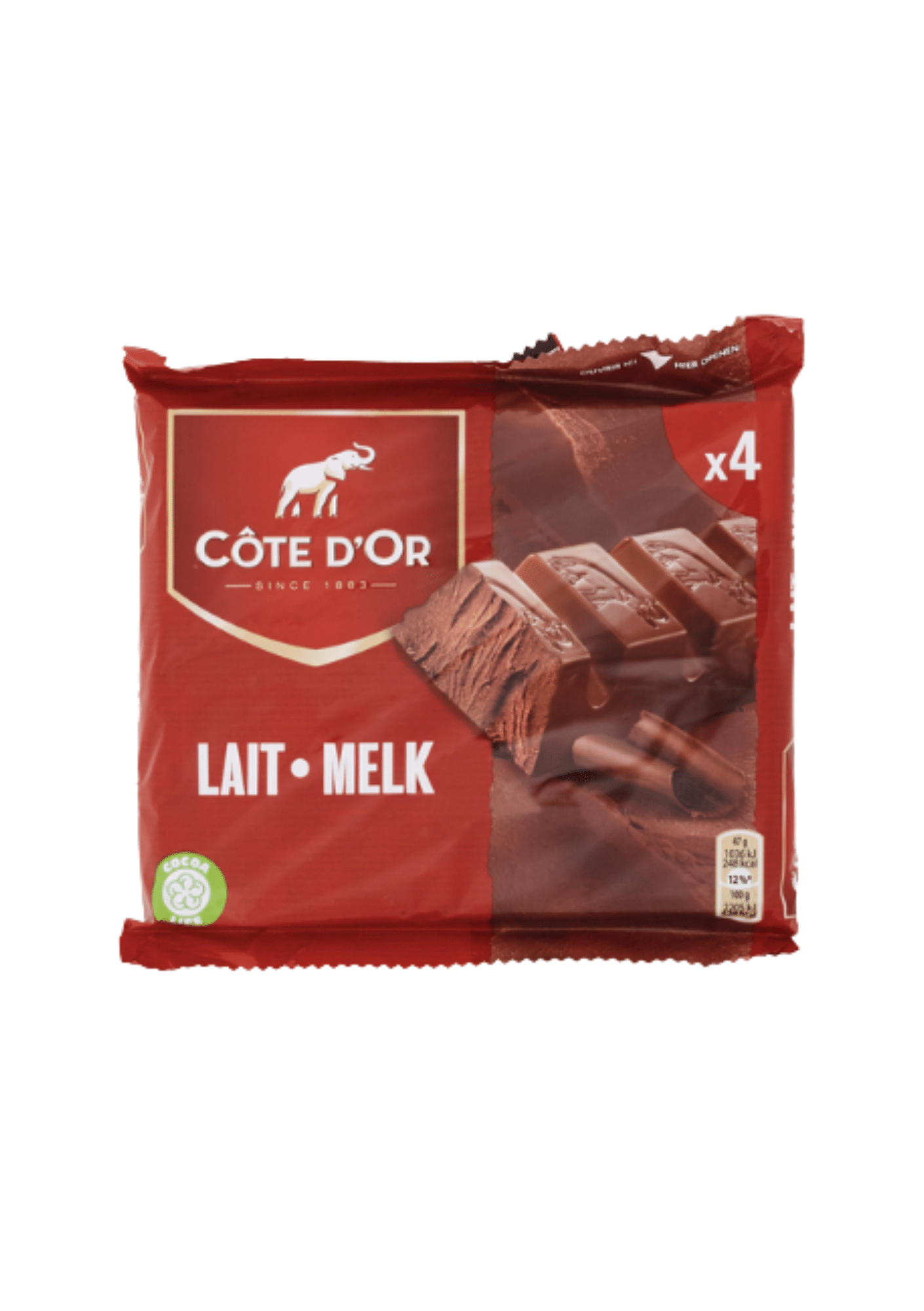 COTE D'OR Lait 4X47g
