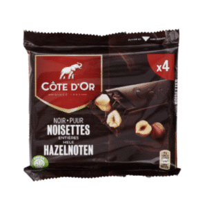 COTE D'OR Noir Noisettes 4X45g