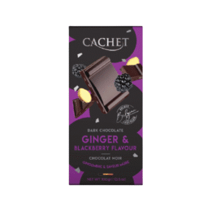 CACHET Gingembre & Mûre Choc. Noir 100g