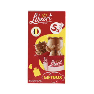 Coffret Libeert Saint-Nicolas Snacking Box rempli de chocolats belges en formes festives – édition spéciale Saint-Nicolas