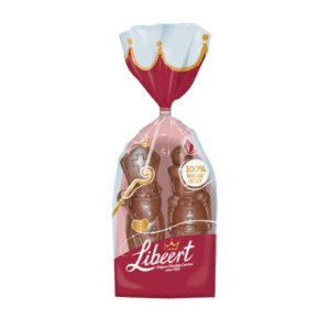 Figurines Libeert en chocolat au lait belge en forme de Saint-Nicolas – coffret 135 g