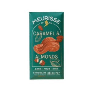 MEURISSE Chocolat noir caramel et amandes 100g