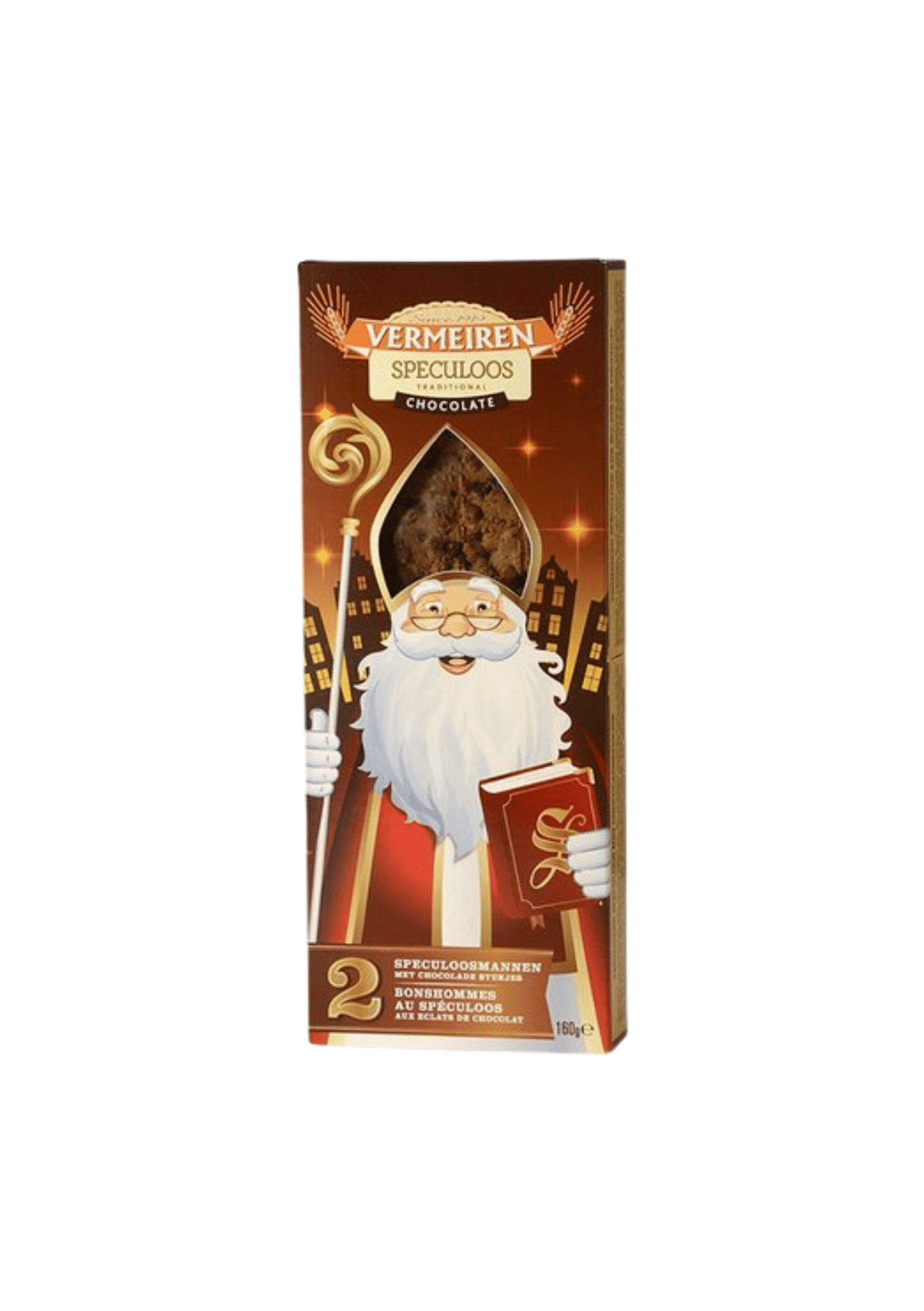 VERMEIREN Spéculoos ST. Nicolas éclats Choc.160g