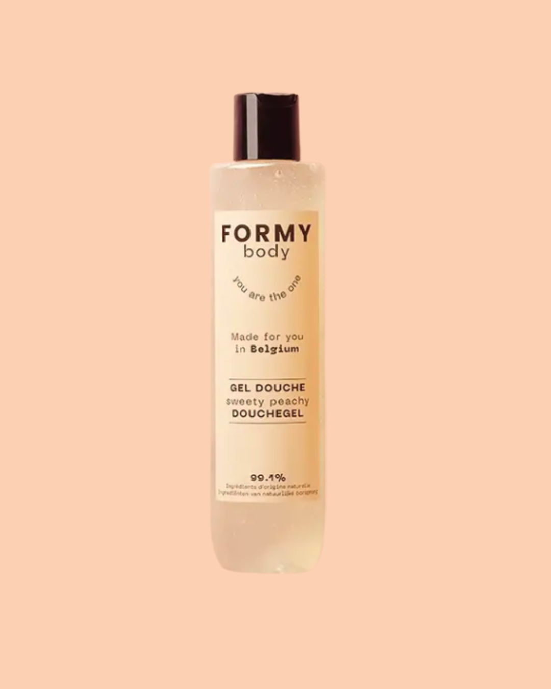 Gel douche Formy Sweety Peachy – soin belge naturel au parfum de pêche