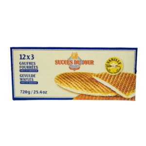 Gaufres belges fourrées à la vanille de Madagascar Succès du Jour
