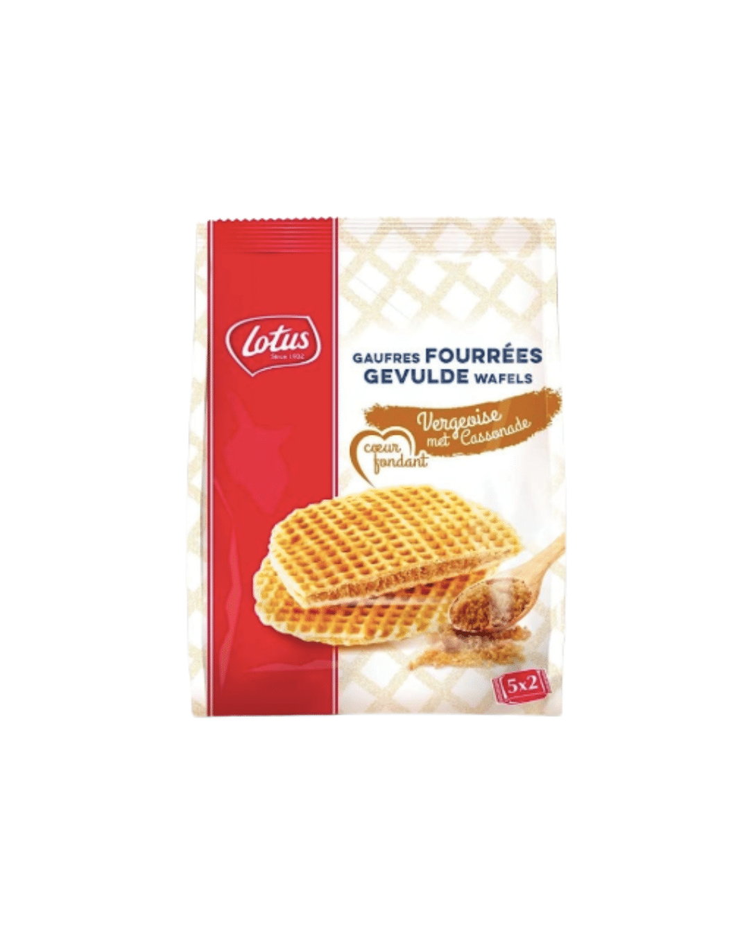 Vergeoise Lotus - Gaufres à la cassonade