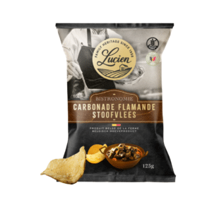 Chips de Lucien Carbonnade flamande 125 g – chips belges artisanales