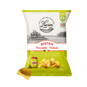 Chips de Lucien Bister Pickles Picalili 125 g – chips belges artisanales