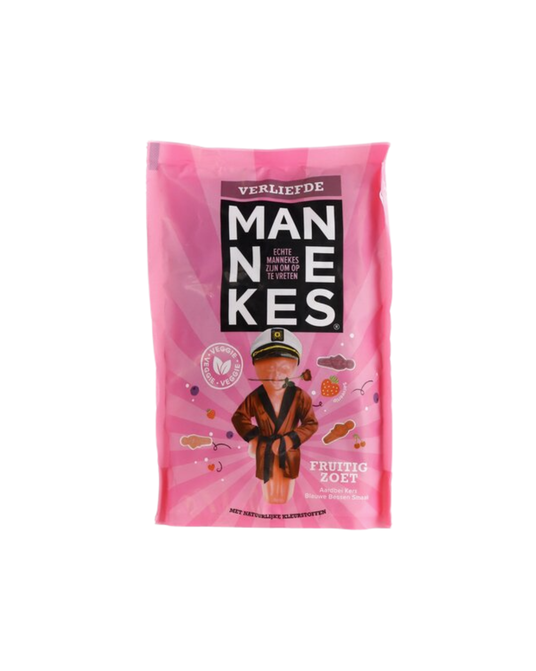 Mannekes Amoureux Fruits Rouges 225 g – Bonbons Vegan