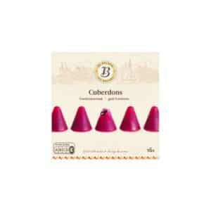 LES BELGES Cuberdons Framboise 16 Pièces (224 g)
