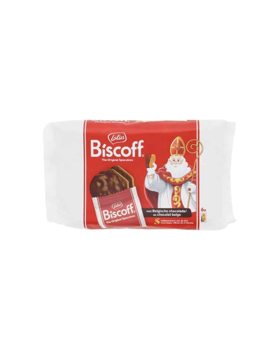 LOTUS BISCOFF Saint-Nicolas – Spéculoos au Chocolat 6 × 35 g (210 g)