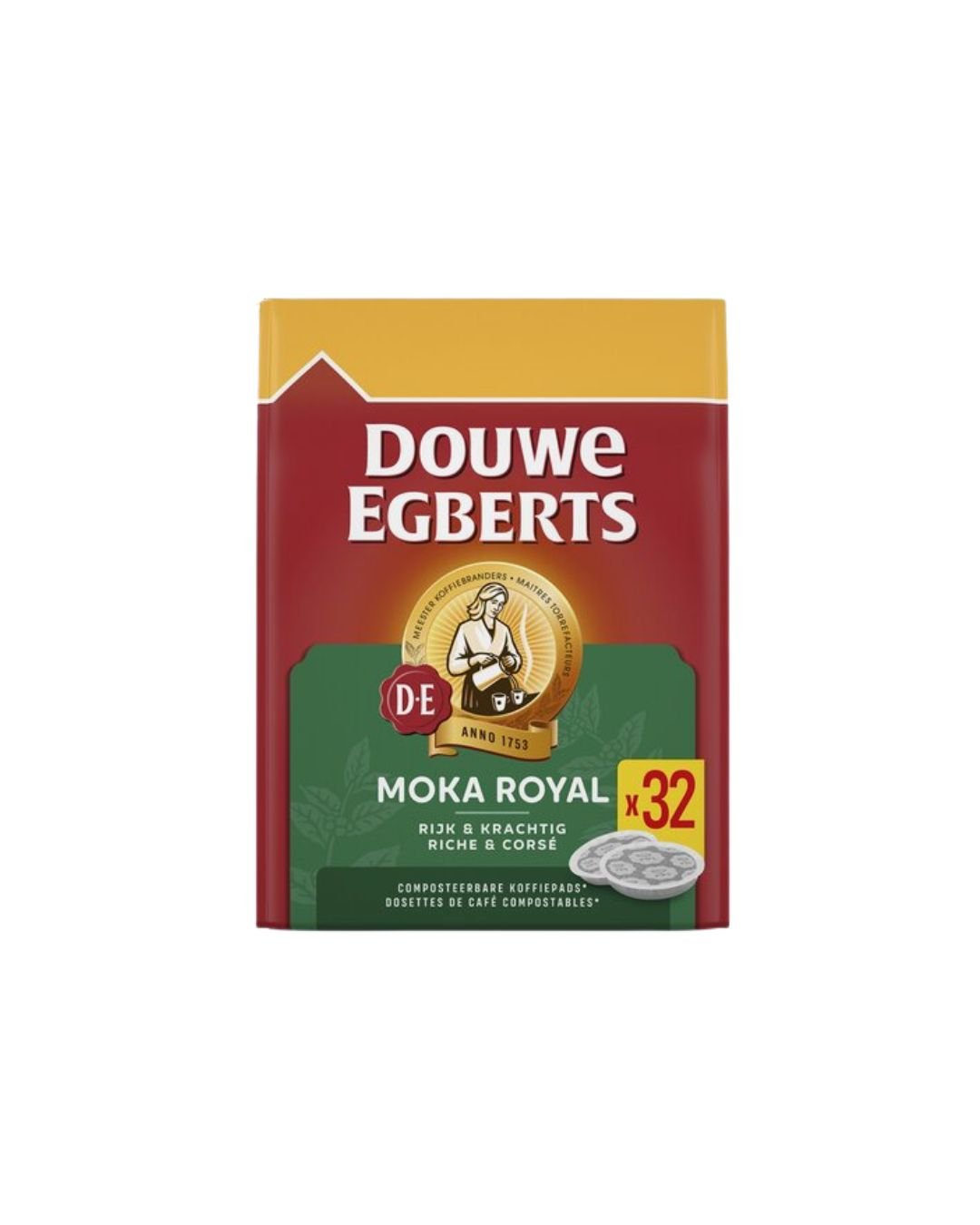DOUWE EGBERTS Moka Royal – 32 Dosettes de Café