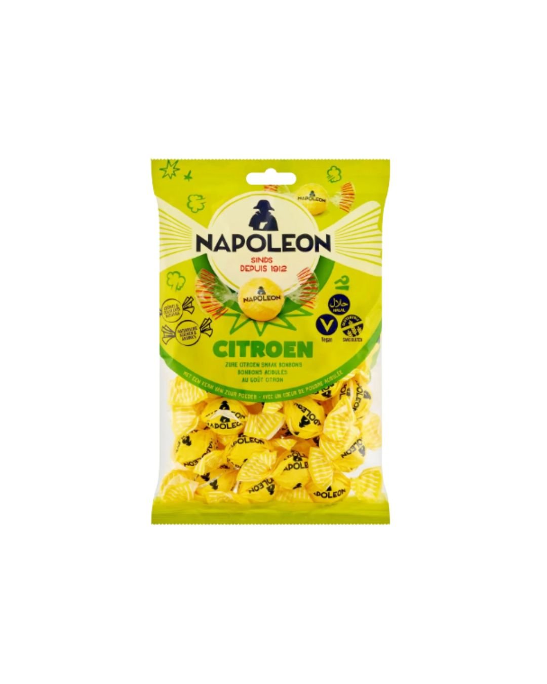 NAPOLÉON Bonbons Acidulés au Citron – 250 g