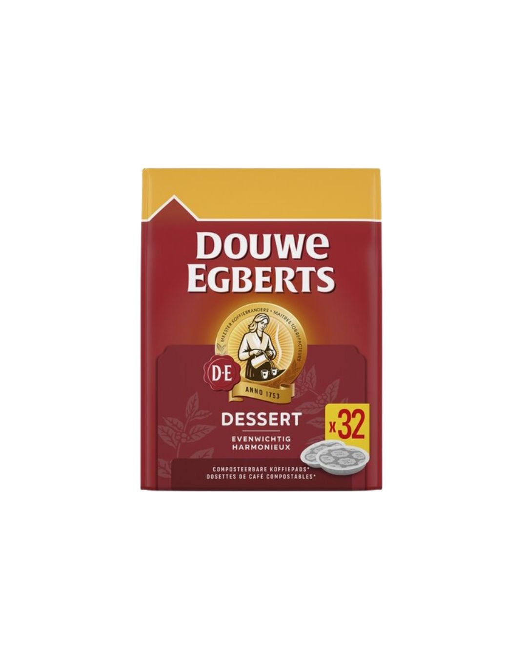 DOUWE EGBERTS Dessert – 32 Dosettes de Café